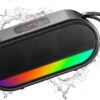 Portable Bluetooth Speaker with LED Lights
