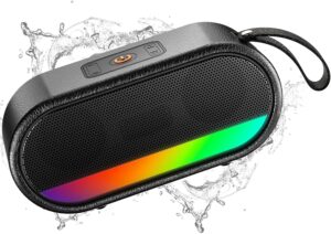 Portable Bluetooth Speaker with LED Lights