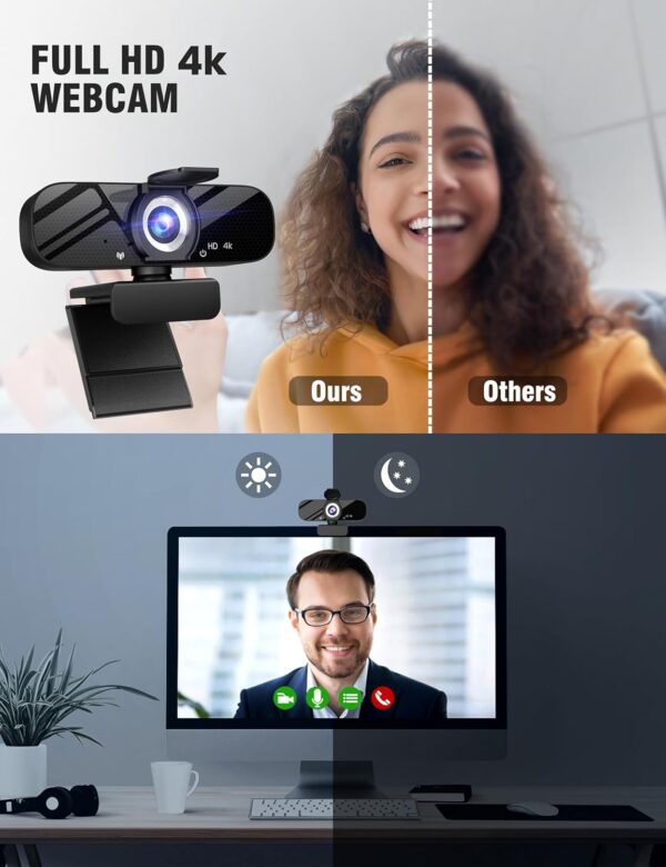 4K Webcam with Tripod